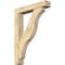 Ekena Millwork Funston Block Rough Sawn Bracket w/ Offset Brace, Douglas Fir, 6"W x 30"D x 42"H BKT0604X30X42FST05RDF - alternate 1